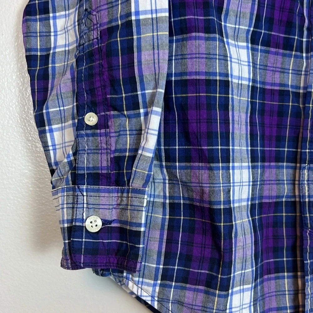 GAP KIDS‎ Plaid Button-Up Shirt EUC